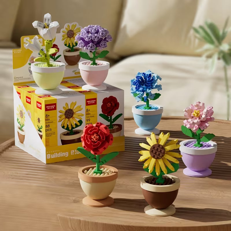 Flores estilo Lego