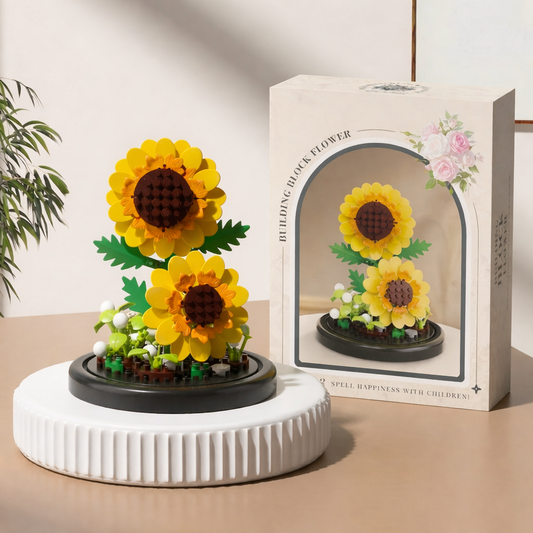 Girasol estilo de Lego
