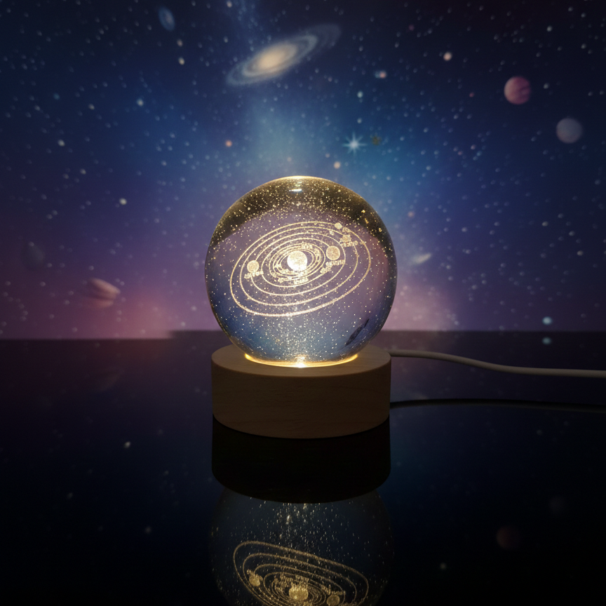 Lámpara Esfera Galáctica LED 3D